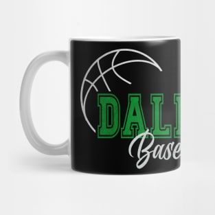 Classic Name Dallas Vintage Styles Green Basketball Mug